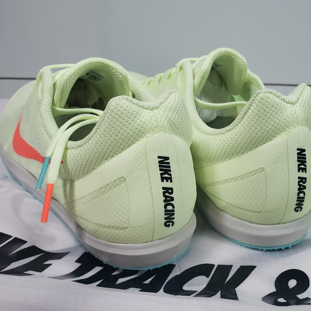 Nike Zoom Rival D 10 Baraly Volt Hyper Orange Men's spike running shoes size 14 - Picture 6 of 8
